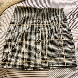 Check Her Out Mini Skirt - size M